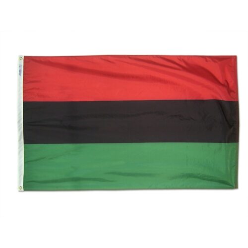 Pan-African Flag Grommets Finish