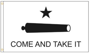 Gonzales Come and Take It Flag Grommets Finish