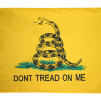 Polycotton Gadsden Flag - Grommets