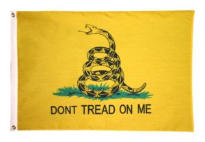 Polycotton Gadsden Flag Grommets Finish