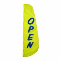 Open Feather Flag