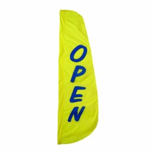 Open Feather Flag