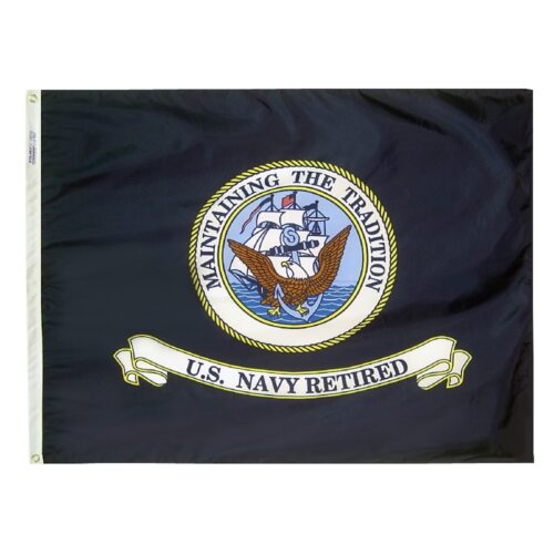 3x4 Foot Nylon Us Navy Retired