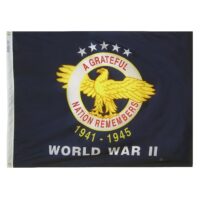 WWII Commemorative Flag - Grommets