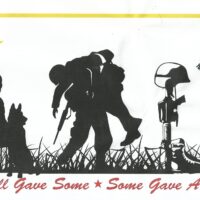 All Gave Some-some Gave All Flag - Grommets