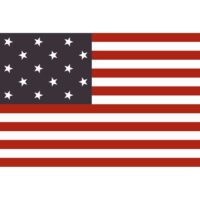 Cotton Star Spangled Banner - Grommets