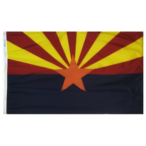 Arizona Flag Grommets Finish