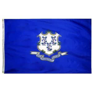 Connecticut Flag Grommets Finish