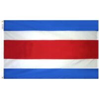 Costa Rica Civil Flag - Grommets