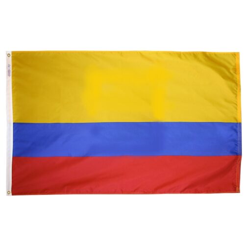 Nylon Ecuador Civil Flag Grommets Finish