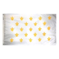 Fleur De Lis Flag - Grommets