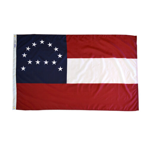General Lee Headquarters Flag Grommets Finish