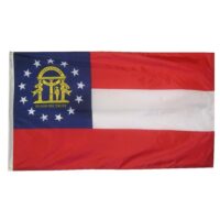 Georgia Flag - Grommets