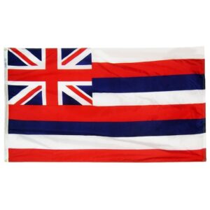 Hawaii Flag Grommets Finish