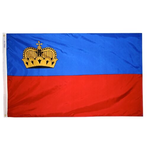 3x5 Foot Nylon Liechtenstein W/crown