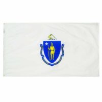 Massachusetts Flag - Grommets