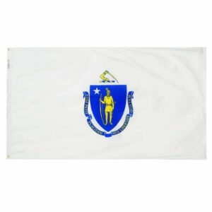 Massachusetts Flag Grommets Finish
