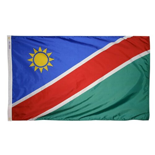 Namibia Flag Grommets Finish
