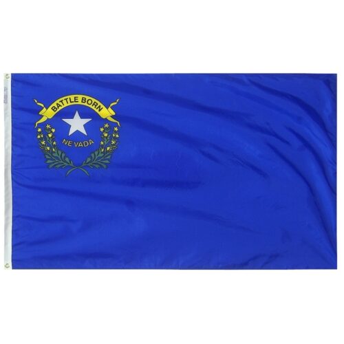 Nevada Flag Grommets Finish