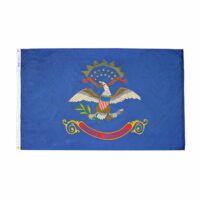 North Dakota Flag - Grommets