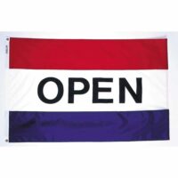 Open RWB Flag - Grommets
