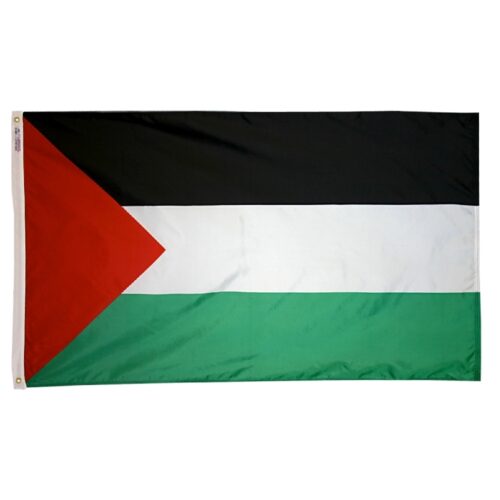 Nylon Palestine Flag Grommets Finish