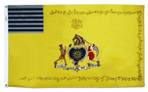 Philadelphia Lighthorse Flag Grommets Finish