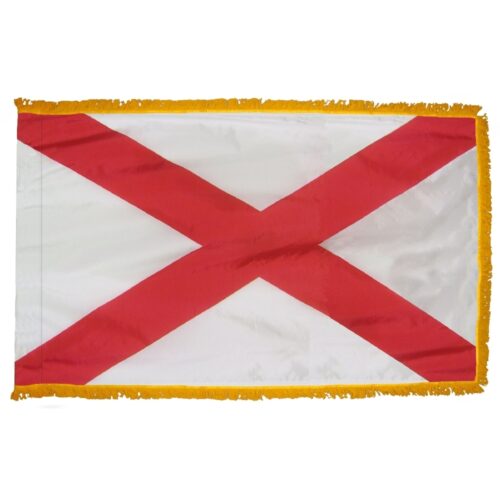 Alabama Flag Fringe Finish