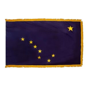 Alaska Flag Fringe Finish