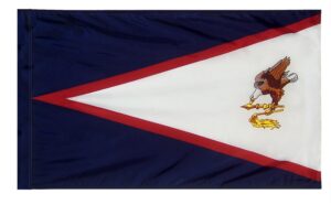American Samoa Flag Pole Hem Finish