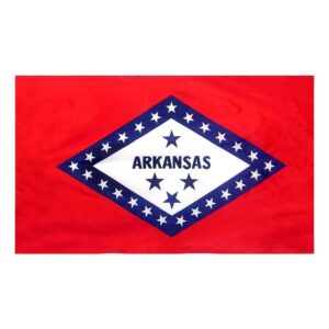 Arkansas Flag Pole Hem Finish