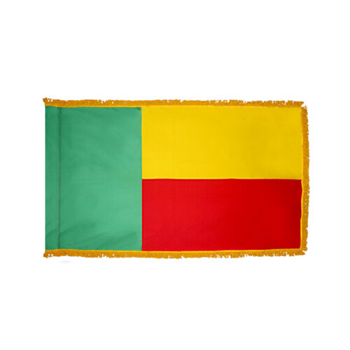 Benin Flag Fringe Finish