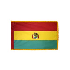 Bolivia Government Flag Fringe Finish