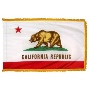 California Flag Fringe Finish