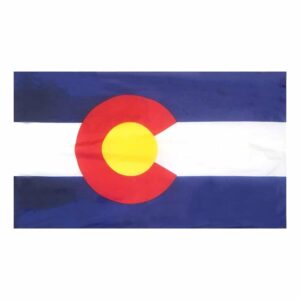 Colorado Flag Pole Hem Finish