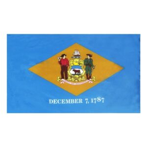 Delaware Flag Pole Hem Finish