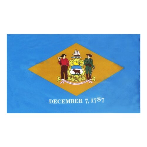 Delaware Flag Pole Hem Finish