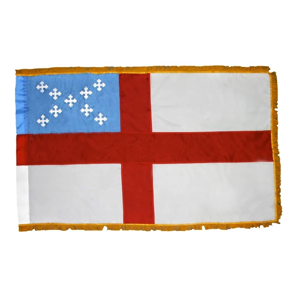 Episcopal Flag - Fringe 2 Episcopal Flag Fringe Finish