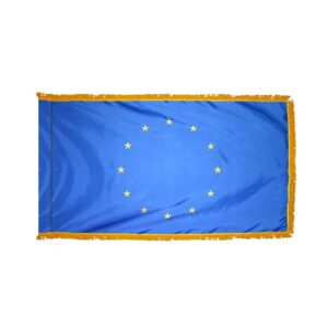 European Union Flag Fringe Finish