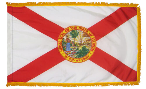 Florida Flag Fringe Finish