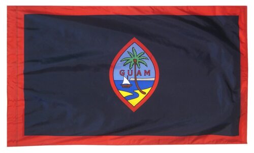 Guam Flag Pole Hem Finish