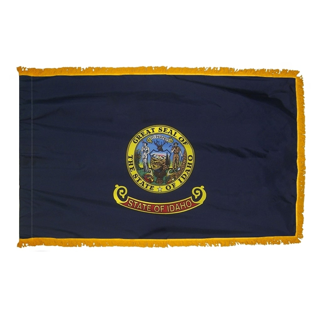 Idaho Flag - Fringe 2 Idaho Flag Fringe Finish