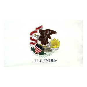 Illinois Flag Pole Hem Finish