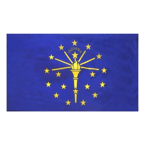 Indiana Flag Pole Hem Finish