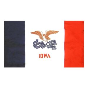 Iowa Flag Pole Hem Finish