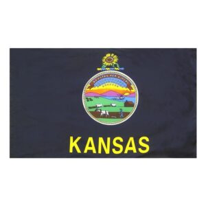 Kansas Flag Pole Hem Finish