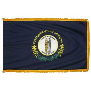 Kentucky Flag Fringe Finish