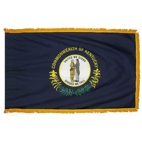 Kentucky Flag Fringe Finish