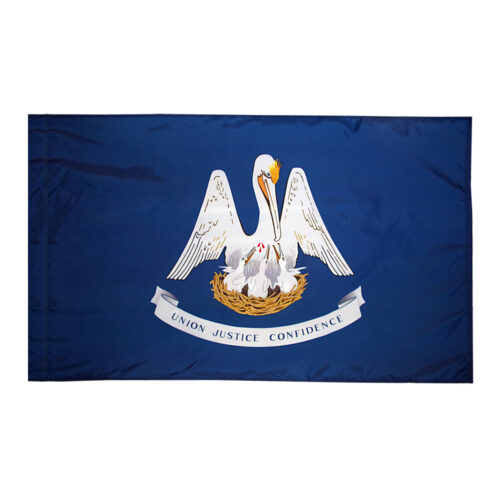 Louisiana Flag Pole Hem Finish