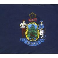 Maine Flag - Pole Hem